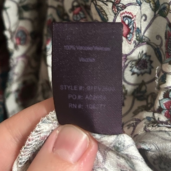 Hale Bob 3 piece outfit set pants tank top and 3/4 sleeve blouse size large - Picture 13 of 13